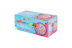 Мороженое с подсластителем со вкусом сахарной ваты Mini Melts к/у 2х50г