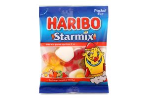 Цукерки желейні неглазуровані Starmix Haribo м/у 80г