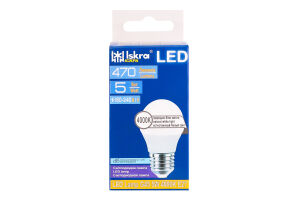 LED Іскра G45 220В 5Вт 4000K E27