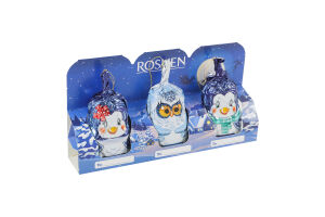 Фігури з молочного шоколаду Зимові друзі Roshen к/у 3х20г