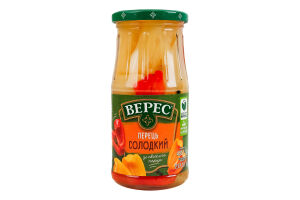 Перець солодкий стерилізований Верес с/б 435г