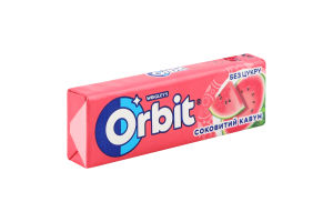 Резинка жевательная без сахара Сочный арбуз Orbit м/у 14г