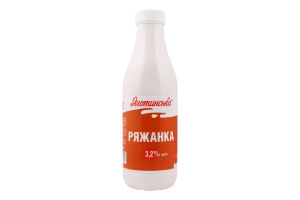 Ряженка 3.2% Яготинська п/бут 750г