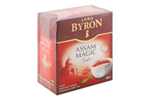 Чай чорний байховий середньолистовий Assam Magic Lord Byron букет к/у 100г