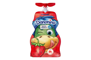 Йогурт 2.1% обогащенный кальцием и витамином D клубничный Danonino д/п 70г