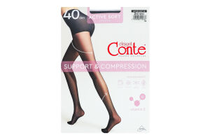 Колготки жіночі Conte elegant Active soft 40den 2 nero