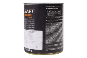 Корм д/собак з качкою 800г ж/б Рафі