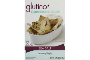 Glutino Snack Crackers Sea Salt