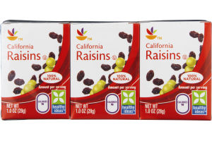 Ahold California Raisins - 6 CT