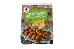 Ahold Beef Meatballs Orange Ginger