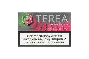 Виріб тютюновмісний для електричного нагрівання з капсулою у фільтрі Terea Starling pearl 20шт