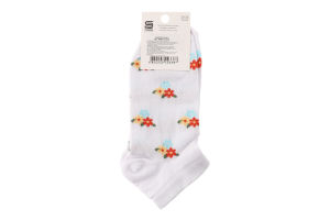 Шкарпетки жіночі Квіти занижені р.23-25 Premier Socks