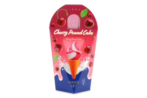 Набір Сherry pound cake Крем д/рук 50мл+Пилочка та паличка д/манікюру Liora