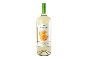 Вино 1.5л 9.5-14% біле сухе Chardonnay Koblevo пл