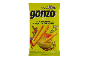 Соломка фрі зі смаком меду та гірчиці Gonzo м/у 40г