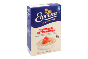 Каша-минутка овсяная с клубникой Elovena к/у 5х40г