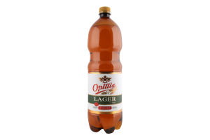 Пиво 1.5л 4.4% світле пастеризоване Export Lager Opillia пл