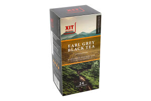 Чай черный байховый мелкий с ароматом бергамота Earl Grey Хіт продукт к/у 24х1.5г