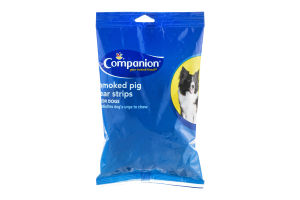 Ahold Companion Smoked Pig Ear Strips