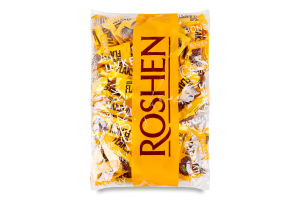 Конфеты с вафельными хлопьями Какао Flaksi Roshen м/у 500г