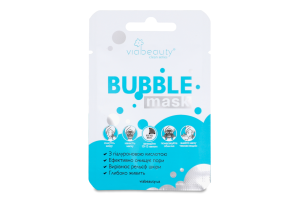 Маска для лица с гиалуроновой кислотой Bubble Mask VIA Beauty 10г