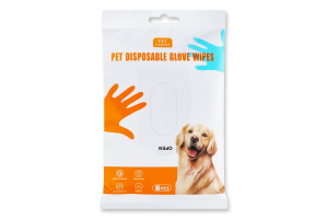 Рукавички вологі для тварин 26х23см