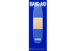 Band-Aid Adhesive Bandages Clear Strips - 30 CT