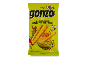 Соломка фрі зі смаком меду та гірчиці Gonzo м/у 40г