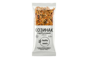 Козинак медовый Тыквенный Healthy Sweets м/у 50г
