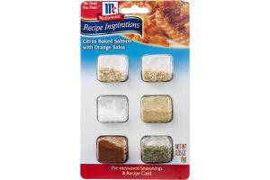 McCormick Recipe Inspirations Citrus Baked Salmon With Orange Salsa