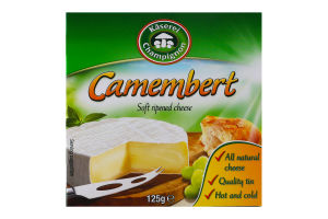Сир 50% м'який термооброблений Камамбер Kaserei Schampignon к/у 125г