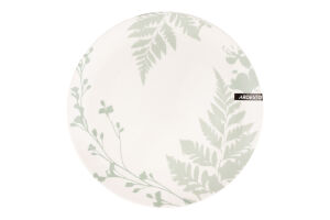 Тарілка обідня Capri біло-зелена порцеляна 26,8см Ardesтo
