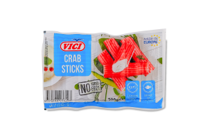 Палочки крабовые замороженные Vici в/у 200г
