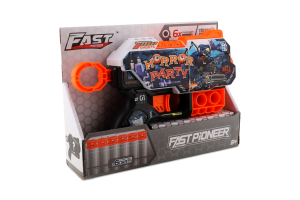 Іграшка Пістолет механічний з м'якими набоями 6шт Fast Pioneer