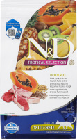 Корм д/стерилізованих котів N&D Tropical Selection низькозерновий з ягням сухий 300г Farmina