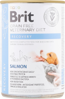 Корм д/собак та котів Рековері відновлення після хвороби 400г ж/б Бріт ВетДієтс