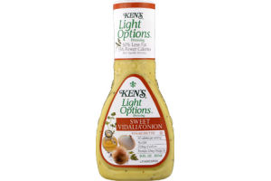 Ken's Light Options Sweet Vidalia Onion Vinaigrette Dressing