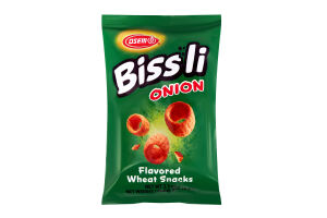 Снеки Bissli пшеничні зі смаком цибулі