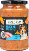 Корм д/собак М'ясний делікатес Преміум беззерновий з птицею та овочами 400г твіст/б Леопольд