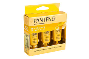 Засіб для догляду за волоссям Intensive Repair Rescue Shots Pro-V Pantene 3x15мл