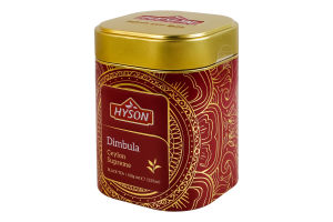 Чай черный байховый цейлонский листовой Dimbula Hyson ж/б 100г