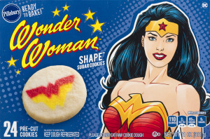 Pillsbury Ready To Bake! Wonder Woman Shape Sugar Cookies - 24 CT
