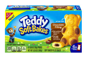 Teddy Soft Bakes Chocolate Filling - 6 CT