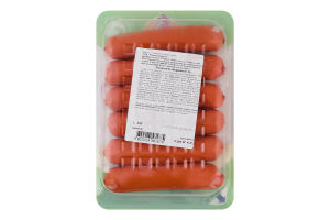 Сосиски С корочкой Pollo 1с лоток 0.26кг