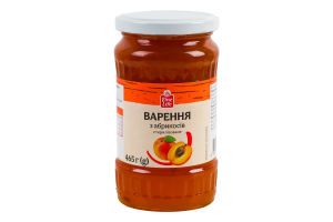 Варенье из абрикосов стерилизованное Fine Life в/с с/б 465г