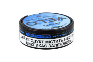 Подушечки нікотиновмісні безтютюнові Peppermint Storm Екстра-інтенсивні Velo 20х0.7г