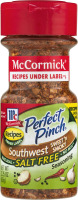McCormick Perfect Pinch Southwest Sweet'n Smoky Seasoning Salt Free