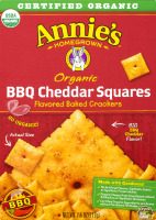 Annie's Homegrown Organic BBQ Cheddar Squares Baked Crackers
