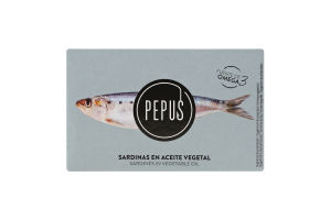Сардини Pepus в рослинній олії