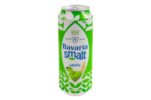 Напиток безалкогольный 0.5л 0% газированный солодовый Apple Bavaria Smalt ж/б